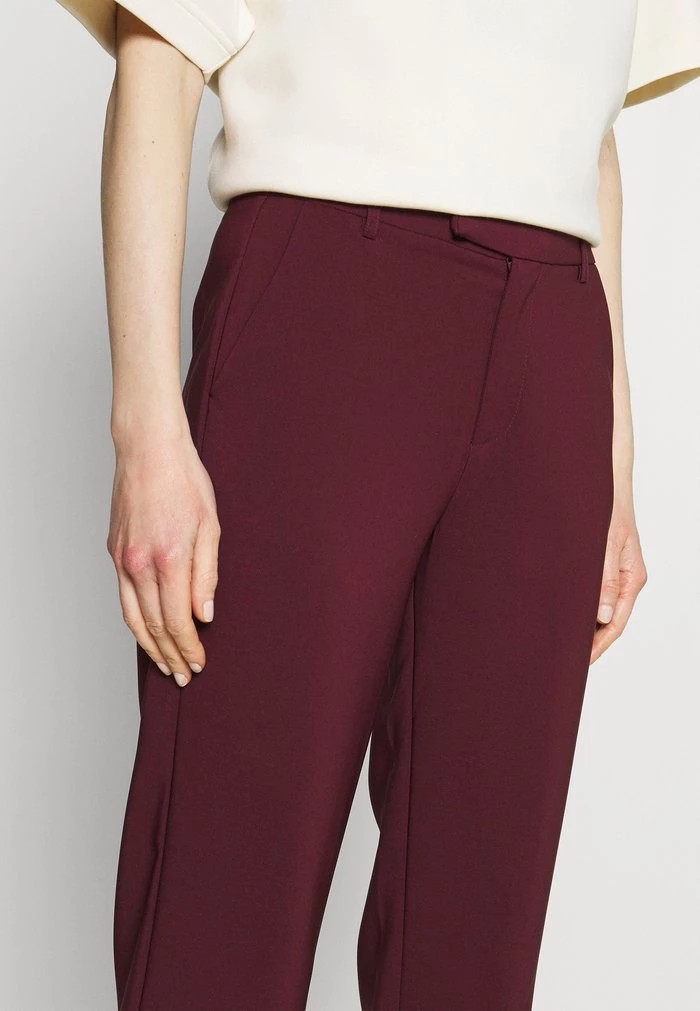 Pantalons ANNA FIELD Anna Field Slim Fit Business Trousers Rouge Femme | XRM-5754300